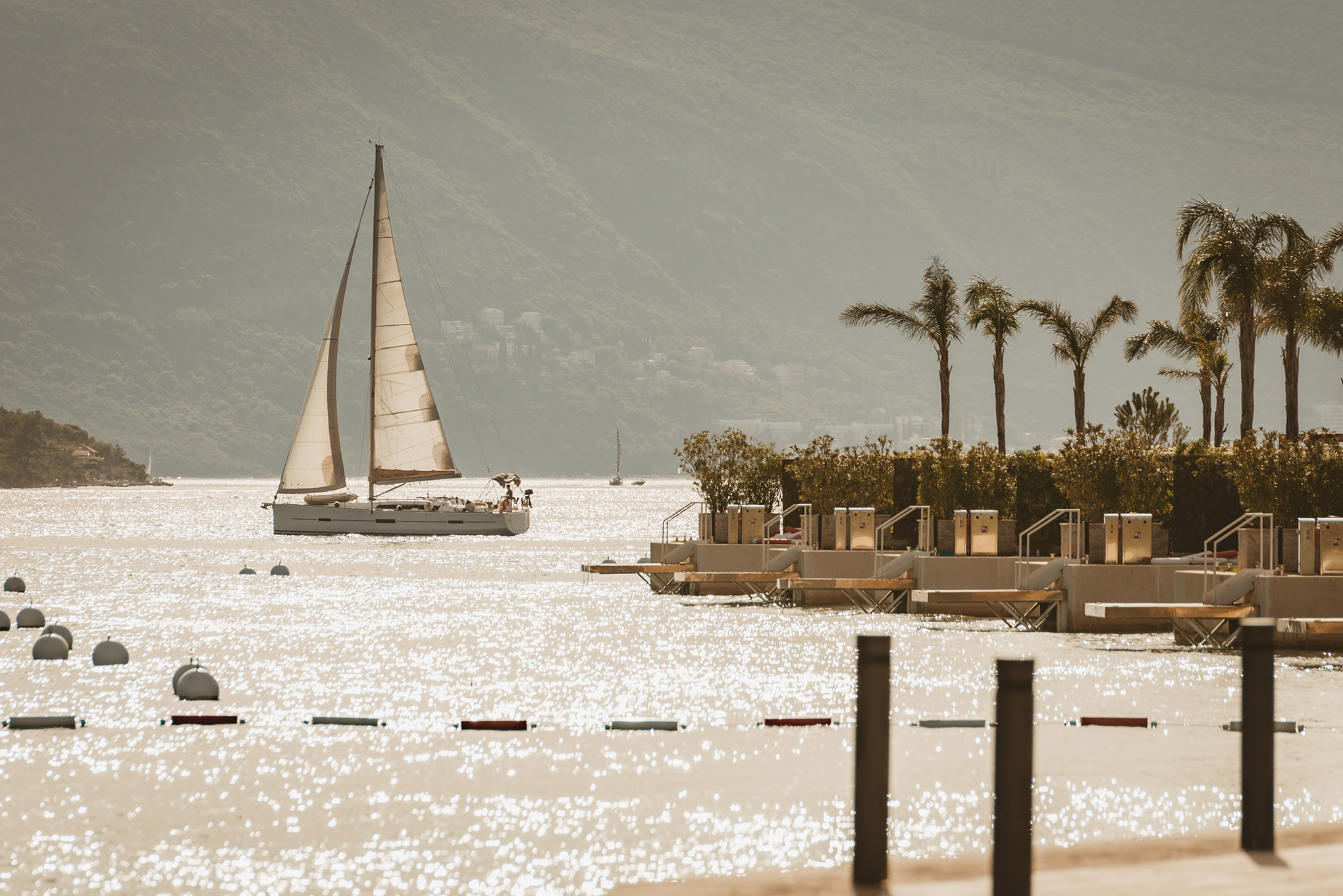 Relaxing by the pool Portonovi