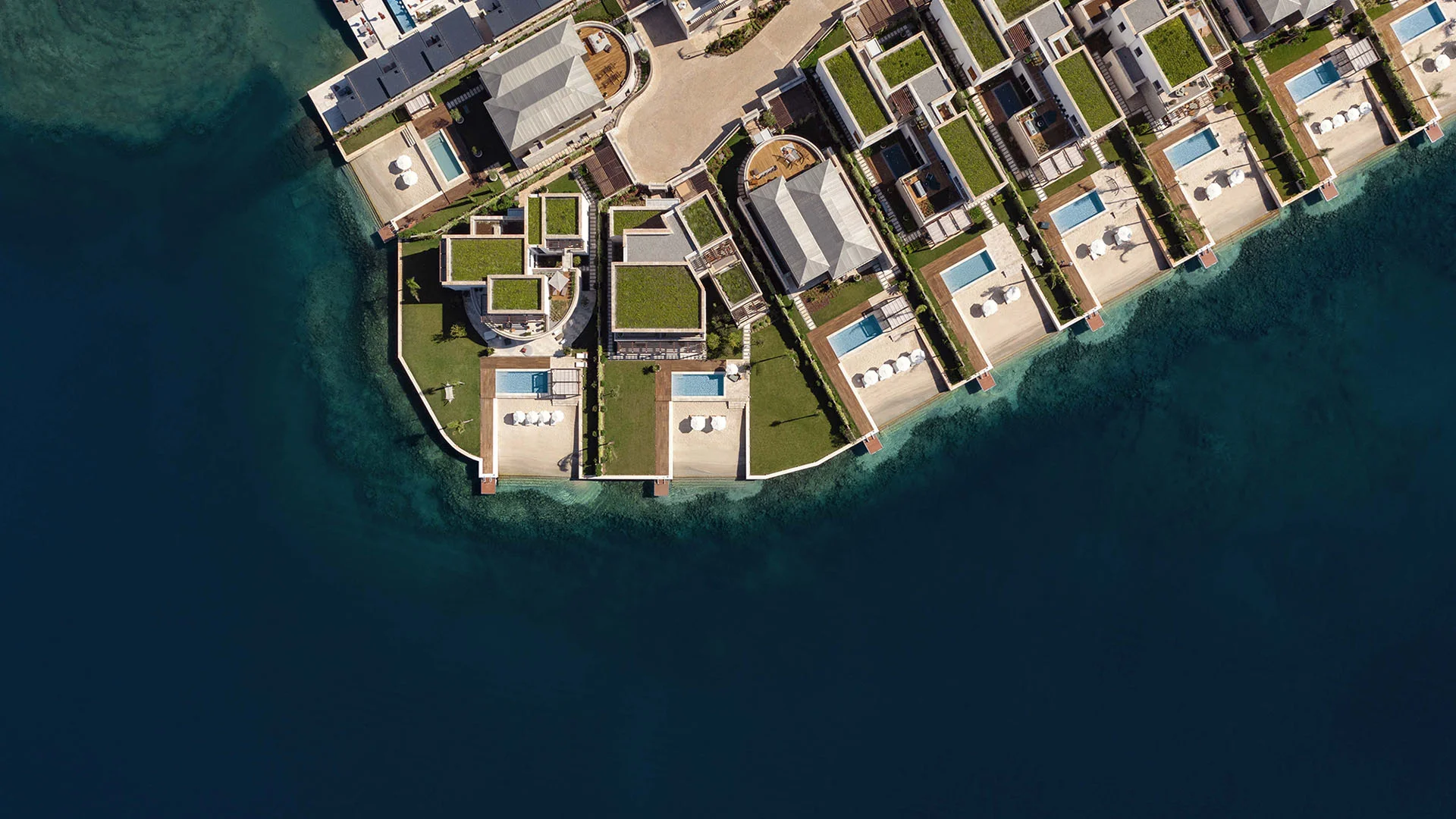 One&Only private homes overlooking Boka Bay at One&Only Portonovi, Montenegro.