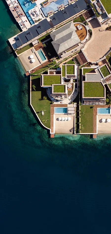 One&Only private homes overlooking Boka Bay at One&Only Portonovi, Montenegro.