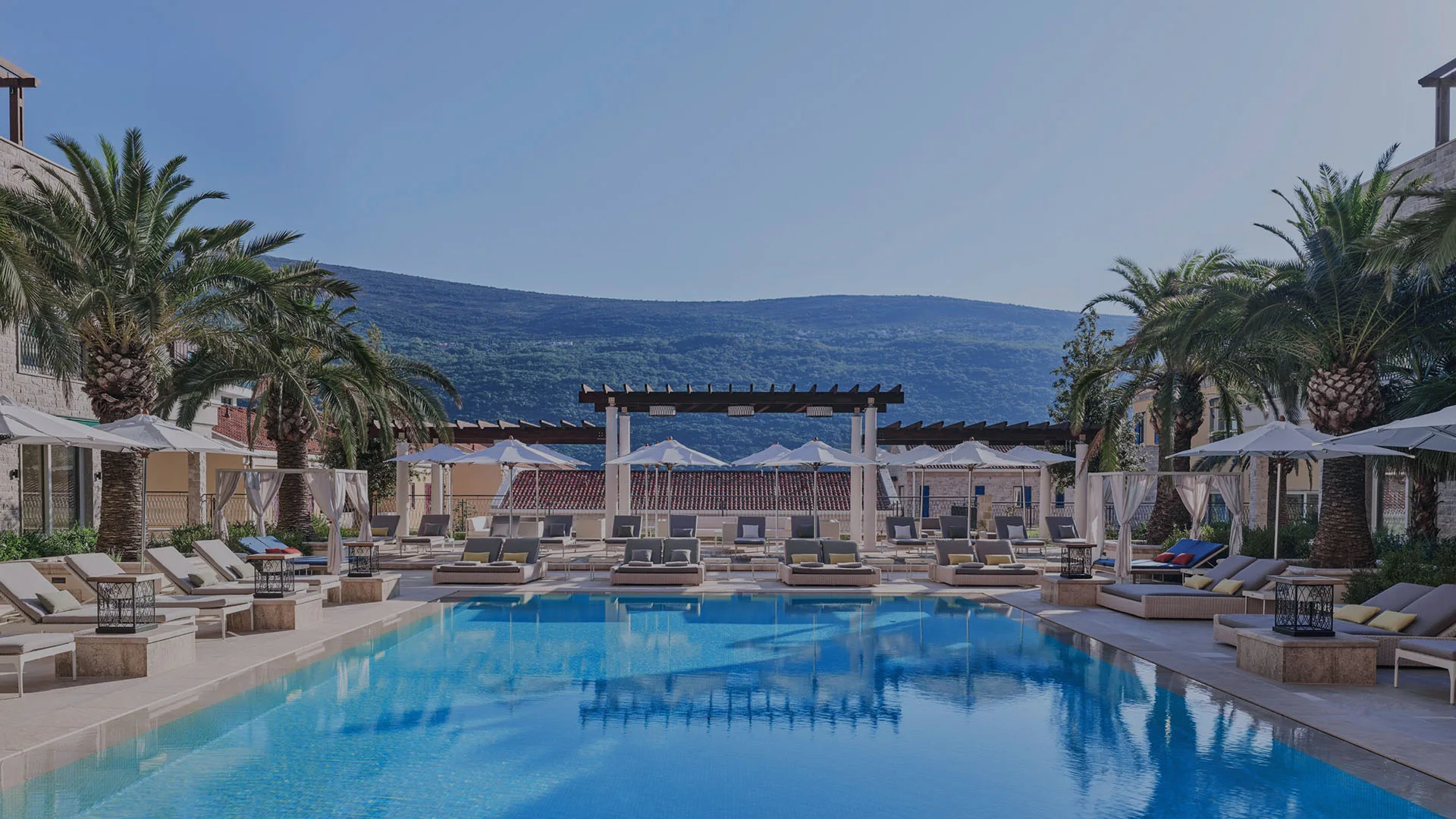 Relaxing by the pool Portonovi